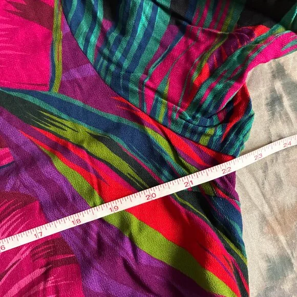 EUC Midnight Leaves Jumpsuit In Pink Sz L - Picture 4 of 4